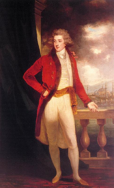 John Hoppner Captain George Porter oil painting picture